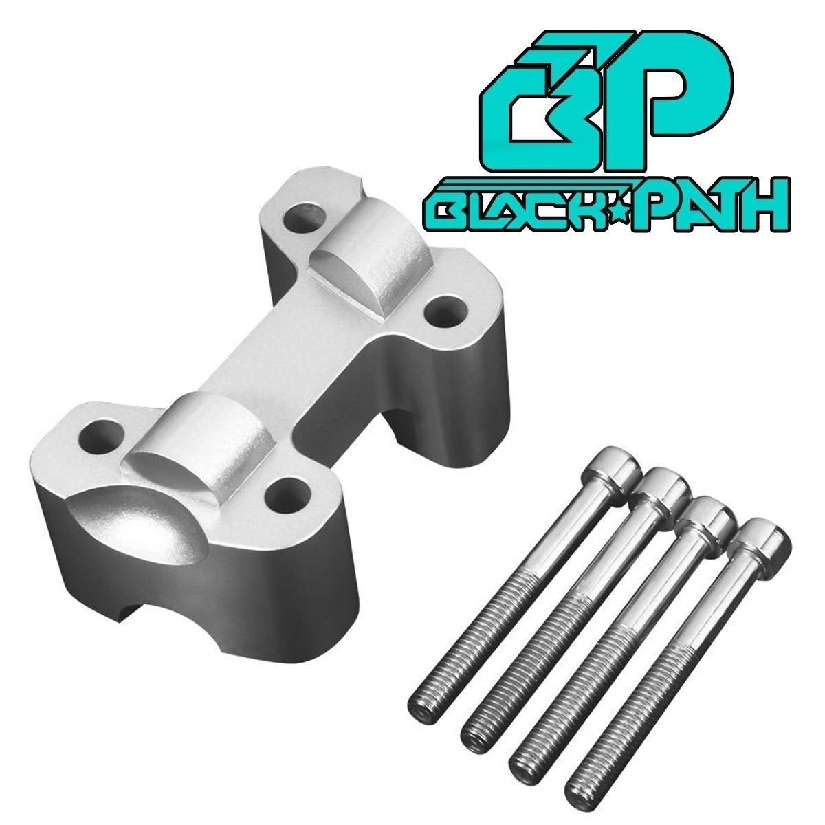 BP 2009-2016 Silver Ducati Monster 1.5" 38mm Handlebar Riser Kit 696 ABS 659 795