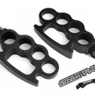 Harley-Davidson Softail Series Heritage Control Foot Peg Footpegs Billet BLACK