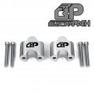 BP 1999-2010 Yamaha Royal Star Venture 1.5" 38mm Silver Handlebar Riser Kit Alu
