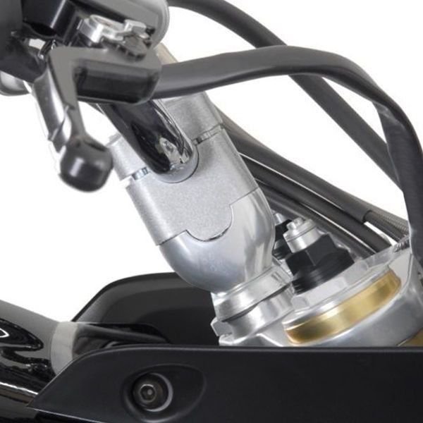 Krator Chrome Motorcycle Handlebar Risers – 3.5 Inch Pullback Risers For Yamaha Royal Star Venture & Classic Models - View #4