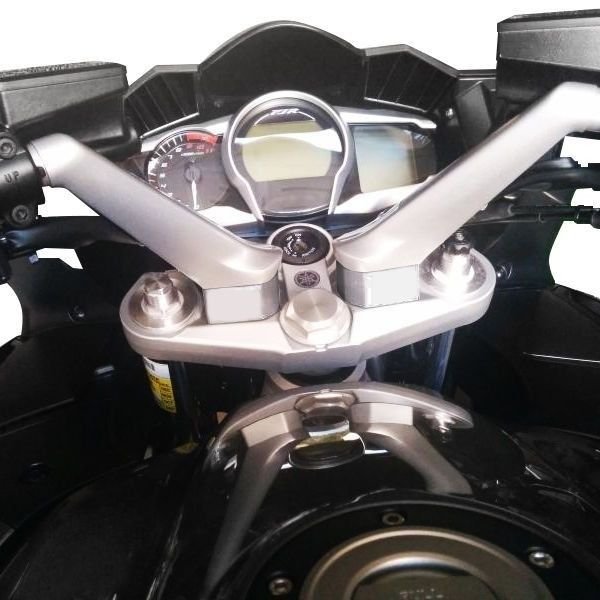 20062021 Yamaha FJR1300 Silver 1” Handlebar Handle Bar Riser Kit