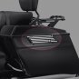 93-13 Harley Road King Black Billet Hard Saddle Bag Saddlebag Latch Cover Face