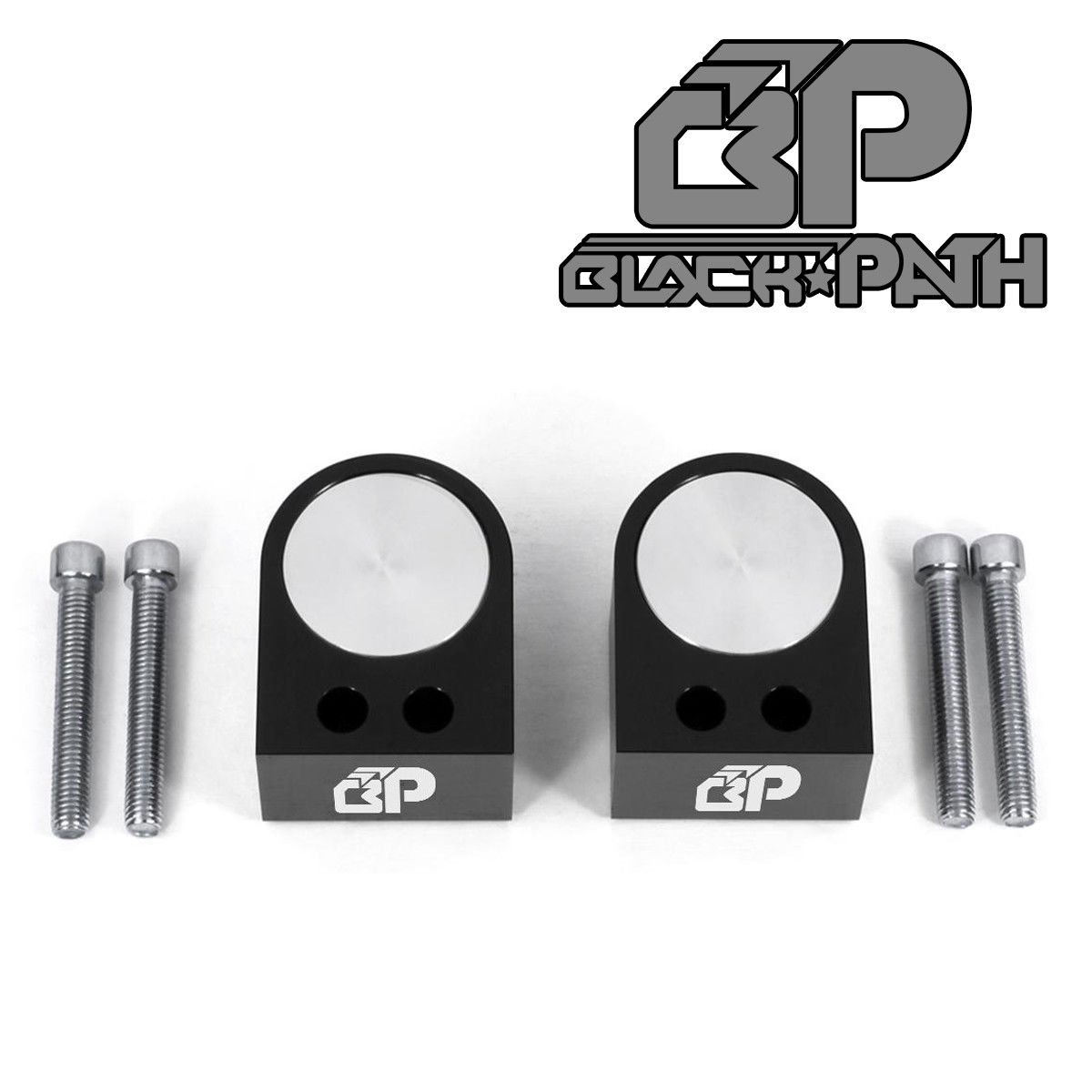 95-06 Kawasaki Concours ZG1000 1.25" Black Back Bar Handlebar Riser Spacer Kit