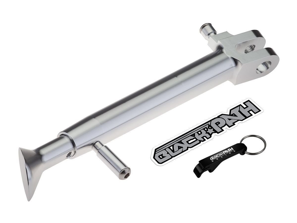 1998-2012 Kawasaki Ninja ZX-6R 0-5" Adjustable Lowering Kickstand Kit Silver
