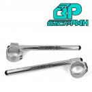 BP 1988-1998 Suzuki RGV250 RF600 50mm Silver Handlebars Clip On ClipOn 7/8"