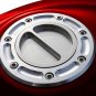 BP 1988-2007 Silver Kawasaki Ninja 250R Fuel Gas Cap Kit EX250 GPZ250