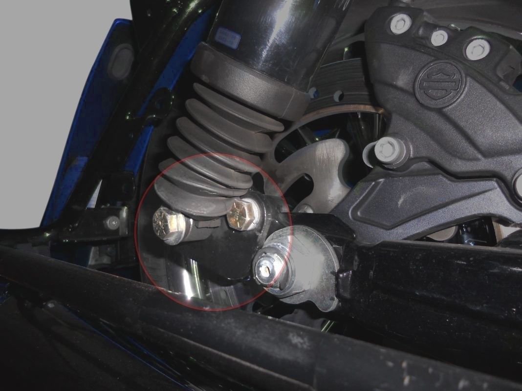 08-23 1" Loweing Link Kit Fits Fo Haley Davidson Touing