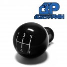 1979-2004 Mustang Bullitt 5 Speed Black Weighted Round Billet Shifter Knob