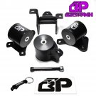 Solid Black Motor Engine Mount Bracket D B Series STREET 65A For 96-00 Honda