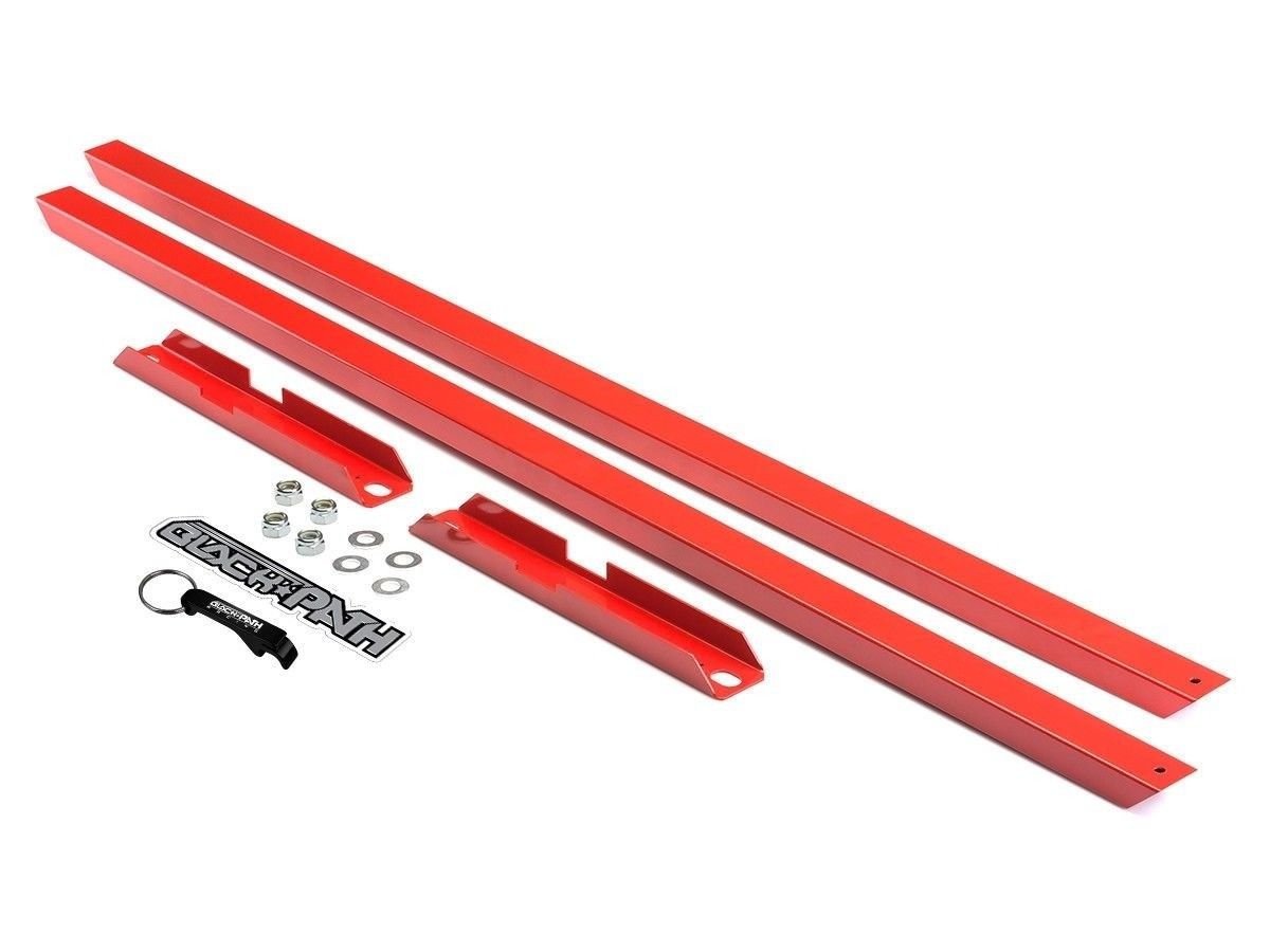 79-04 Ford Mustang Steel Red Subframe Connector Kit