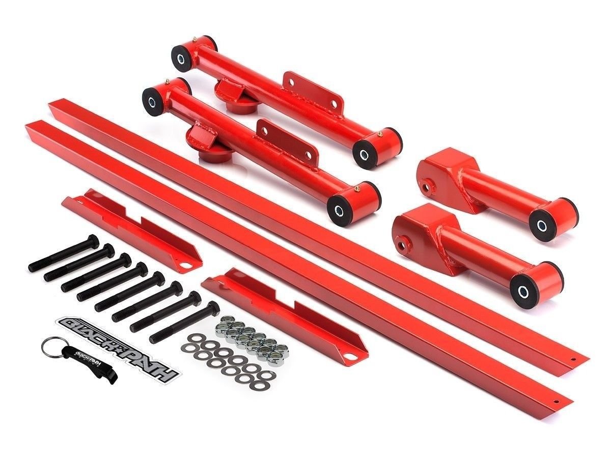 79-04 Ford Mustang Rear Upper Lower Tubular Control Arms Subframe Connector Kit