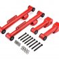 1979-2004 Ford Mustang Full Set Upper Lower 4 Piece Rear Control Arms Kit Red