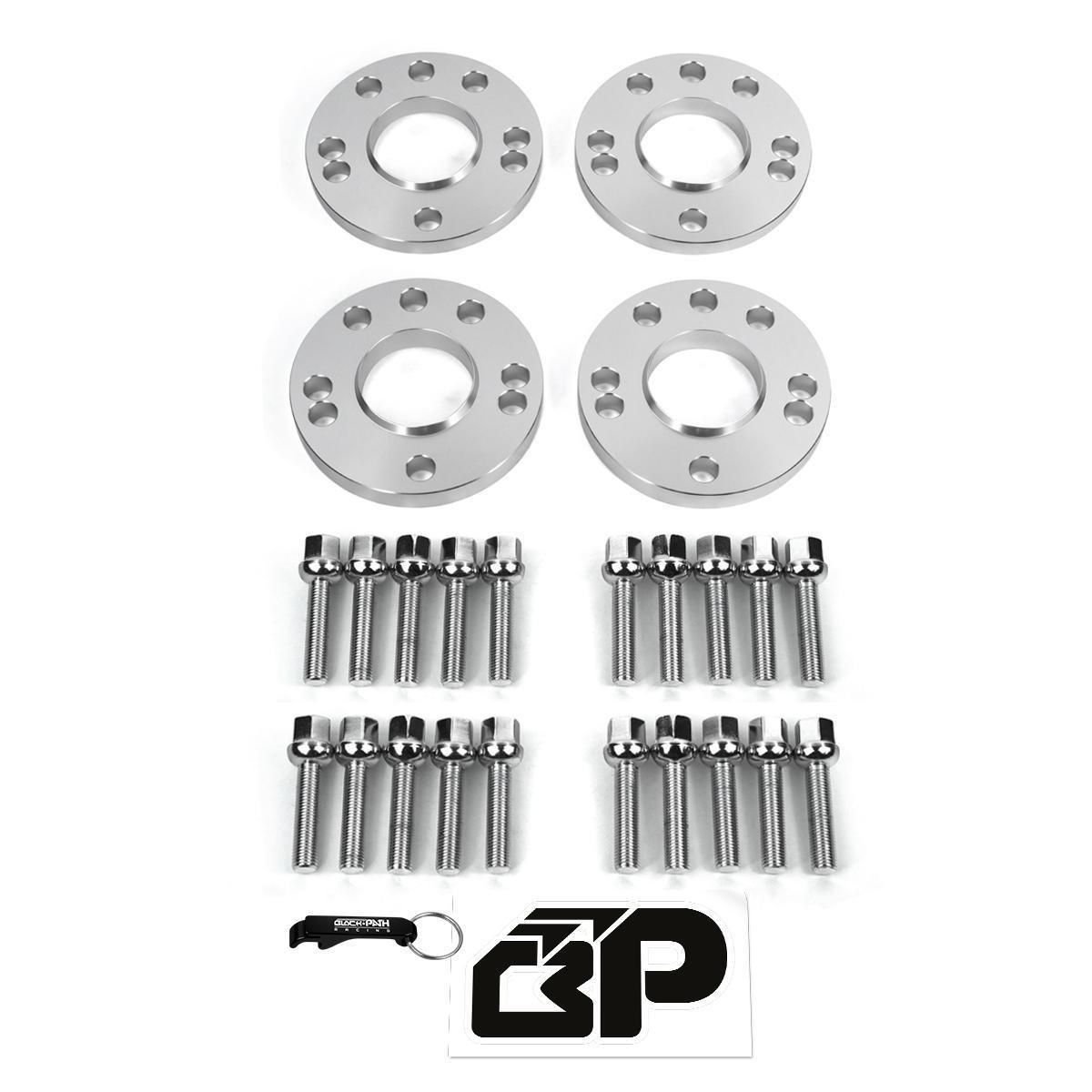 4pc 1979-1992 20mm BMW E30 318 320 323 325 4x100 57.1 Hub Wheel Spacers Kit
