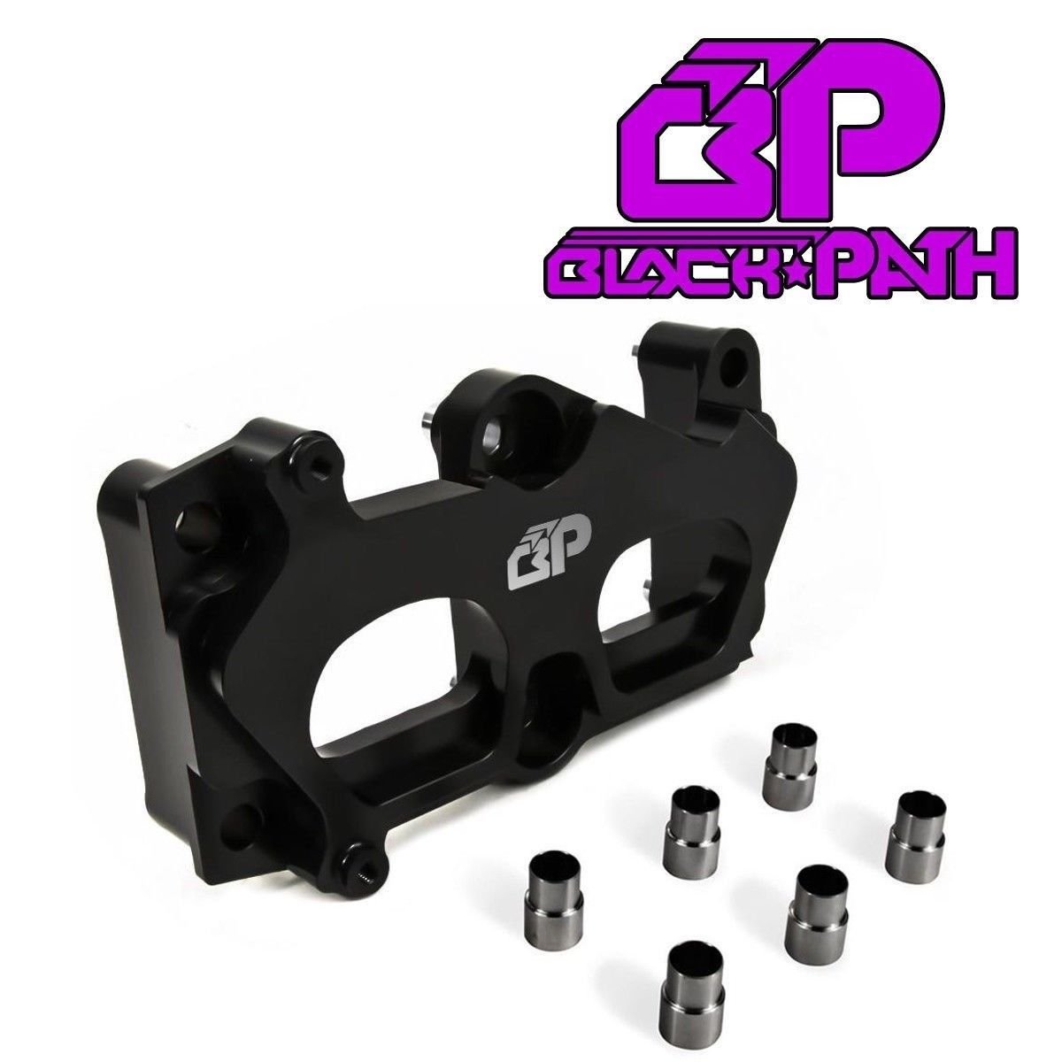 Main Block Girdle + Dowel Pin LS VTEC Swap Black For Honda Civic B-Series Engine