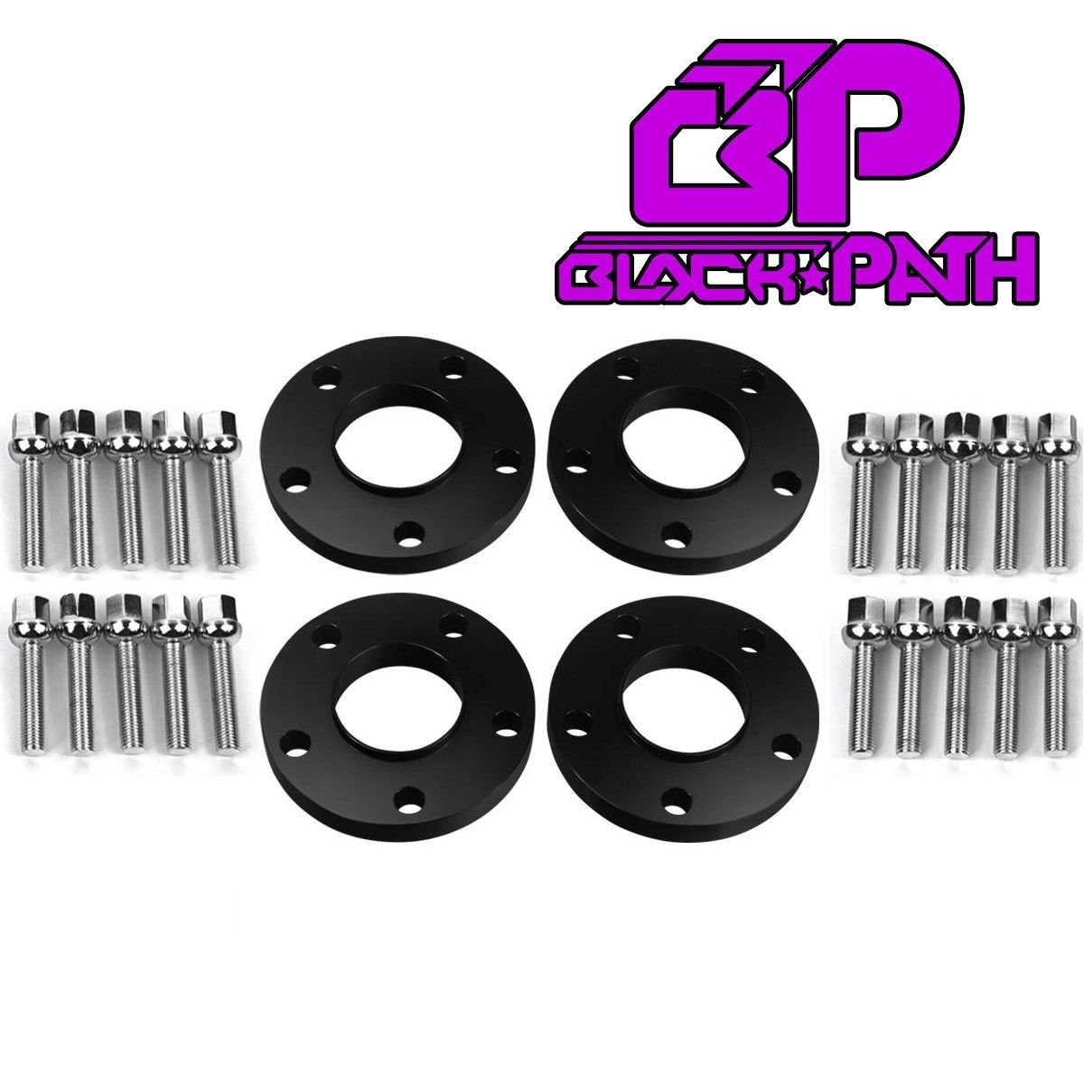 BP 19862015 20mm BMW 5x120 Wheel Spacers 7 Series x4 Full Kit