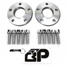 2pc 20mm 1987-2001 BMW 7 Series 5x120 M12 Silver Wheel Spacers Kit Hub Centric