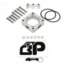 1991-2002 JEEP Silver Throttle Body Spacer Kit Grand Cherokee XJ 2.5L 4.0L