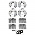 4pc 20mm 1996-2017 BMW Z Series 5x120 M12 Silver Wheel Spacers Kit Hub Centric