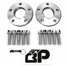 2pc 20mm 1987-2017 BMW E Series 5x120 M12 Silver Wheel Spacers Kit Hub Centric