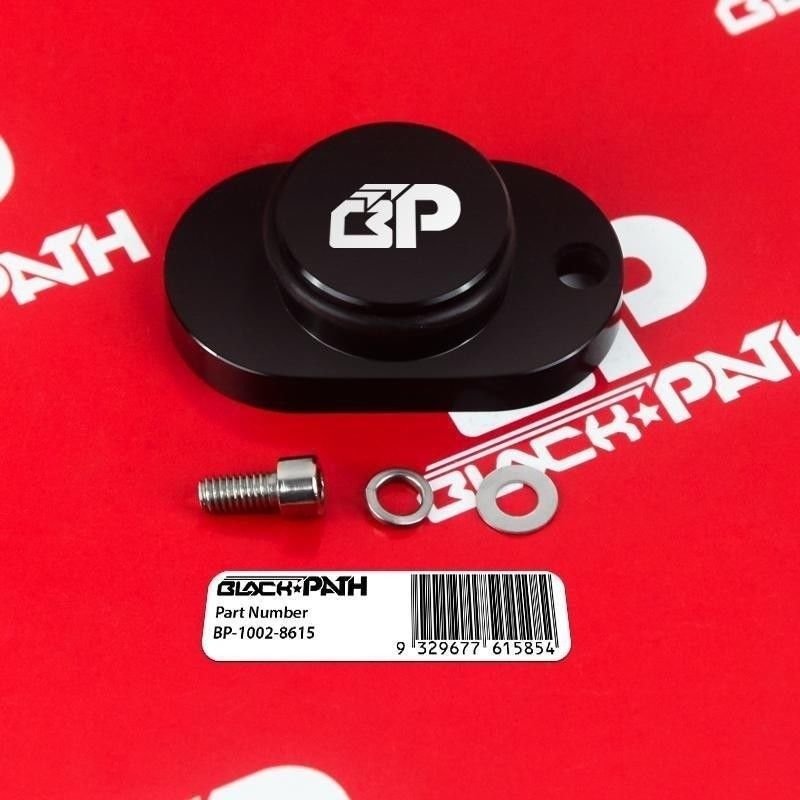 9704 Black EGR Intake Block Off Plate Kit Chevy C5 Corvette LS1 BP