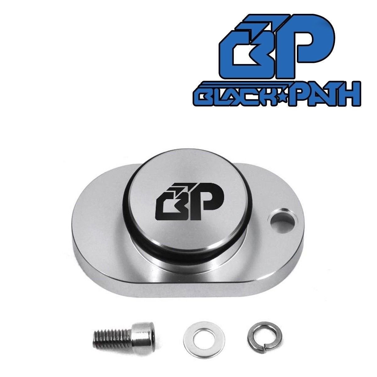 BP 9704 Chevy C5 Corvette LS1 Silver Kit EGR Intake Block Off Plate