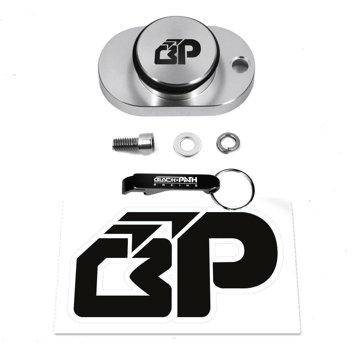 BP 9704 Chevy C5 Corvette LS1 Silver Kit EGR Intake Block Off Plate