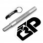 BlackPath Silver 4" Universal Shifter Extender Handle 10mm x 1.5 For Honda Acura
