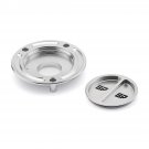 Fits 00-06 Kawasaki Ninja ZX6R / 636 / ZX10R Silver Billet Fuel Tank Gas Cap