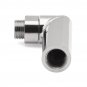 4 pieces Oxygen Sensor 90 Degree Angle Weld Bung Spacer Header Downpipe