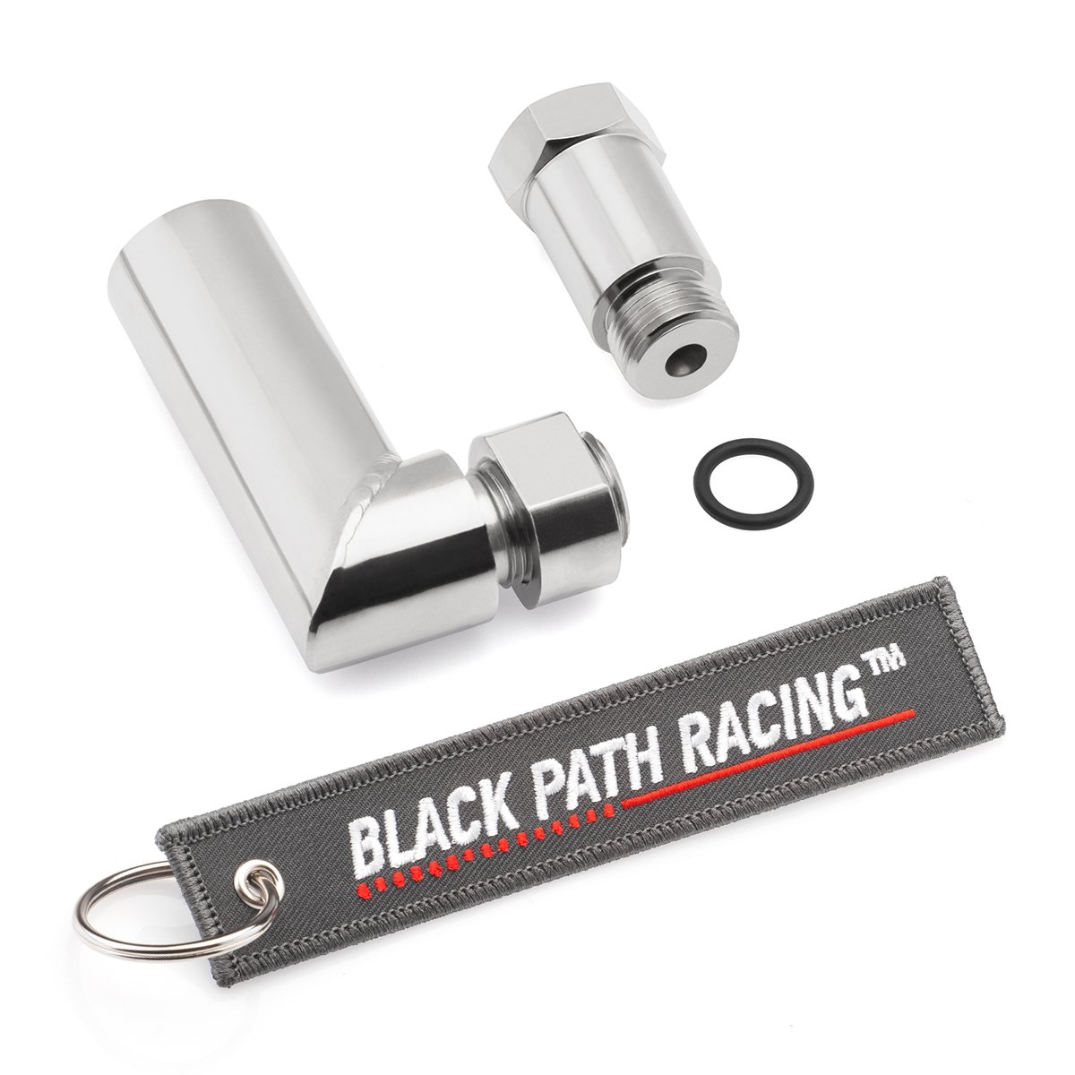 Oxygen Sensor Extender Header Pipe 90 Degree Angle Kit M18 x 1.5 Racing Off-road Only