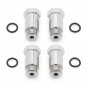 4x Oxygen O2 Sensor Extension Spacer Header Down pipe Downpipe Bung Weld Kit