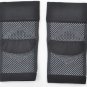20-30 mmHg Foot Compression Sleeves for Ankle/Heel Support 2Pairs Black