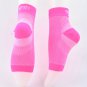 20-30 mmHg Foot Compression Sleeves for Ankle/Heel Support 2Pairs Rose