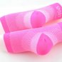 20-30 mmHg Foot Compression Sleeves for Ankle/Heel Support 2Pairs Rose
