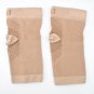 20-30 mmHg Foot Compression Sleeves for Ankle/Heel Support 2Pairs Nude