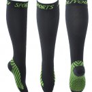Black Lonew Compression Socks (20-30mmHg) Men & Women Recovery Performance Stockings