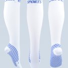 White Lonew Compression Socks (20-30mmHg) Men & Women Recovery Performance Stockings