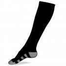 2Pairs Black Compression Socks for Men & Women, Graduated Athletic Fit for Running, Nurses
