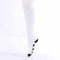 2Pairs White Compression Socks for Men & Women, Graduated Athletic Fit for Running, Nurses