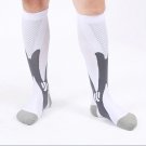White Athletic Running Socks for Nursing Compression Socks for Travel Running Sports Socks