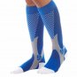 Blue Athletic Running Socks for Nursing Compression Socks for Travel Running Sports Socks