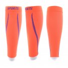 Orange Compression sleeves Great For running & sports; support sore muscles & Jonit