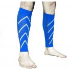 Blue Compression Recovery Calf Sleeves - Shin Splint Leg Sleeves
