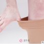 Nude X-Large Women's 15-20 mmHg Sheer Open Toe, Knee High Compression Stockings, Nude,