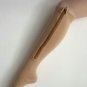 Nude Compression Socks Toe Open Leg Support Stocking Knee High Socks with Zipper