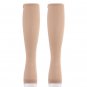Nude Compression Socks Toe Open Leg Support Stocking Knee High Socks with Zipper