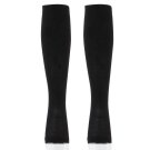 Black Compression Socks Toe Open Leg Support Stocking Knee High Socks with Zipper