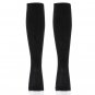 Black Compression Socks Toe Open Leg Support Stocking Knee High Socks with Zipper