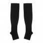 Black Compression Socks Toe Open Leg Support Stocking Knee High Socks with Zipper