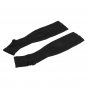 Black Compression Socks Toe Open Leg Support Stocking Knee High Socks with Zipper